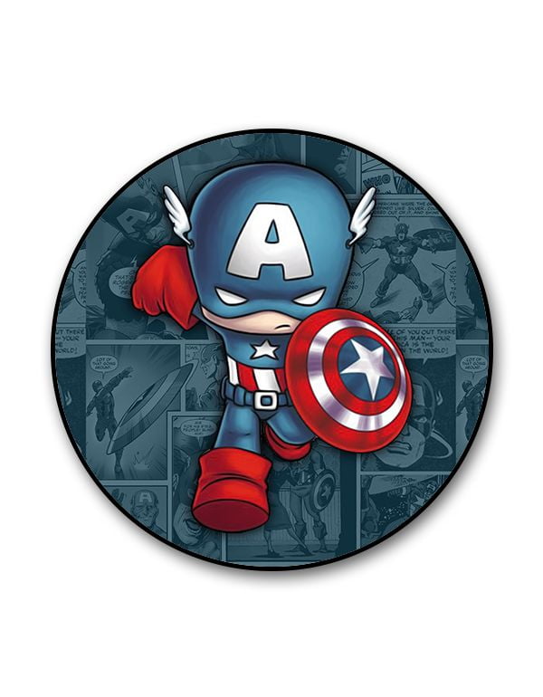 Cute Captain America Comic Popgrip