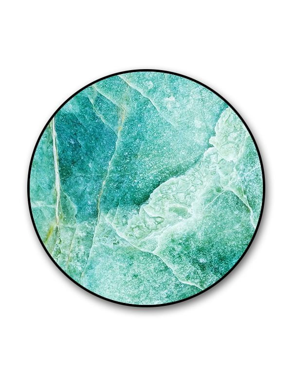 Mint Green Color Marble Popgrip