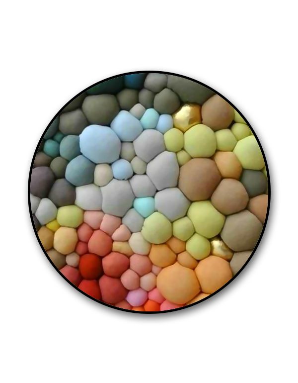 Colorful Multi Color bubble like Popgrip