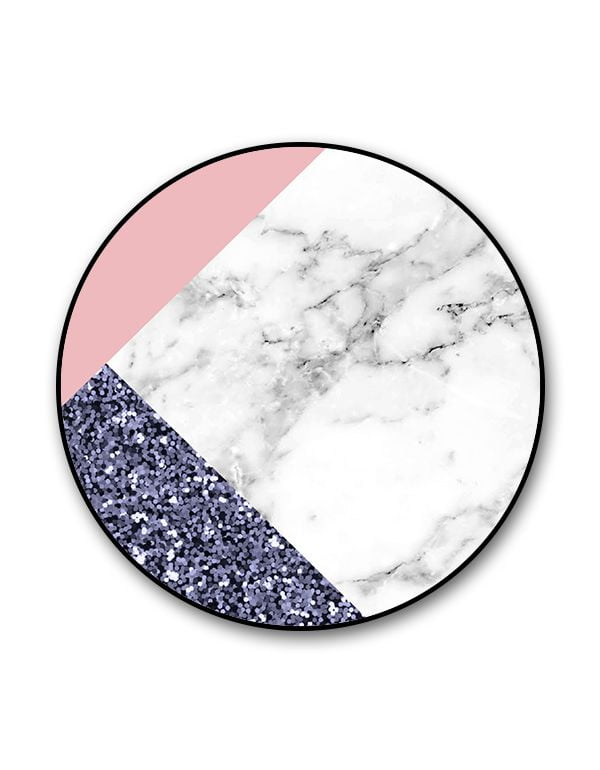 Pink Color and White Marble Popgrip