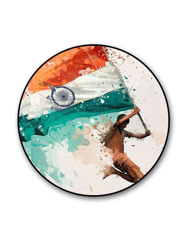 India Flag Abstract Popgrip