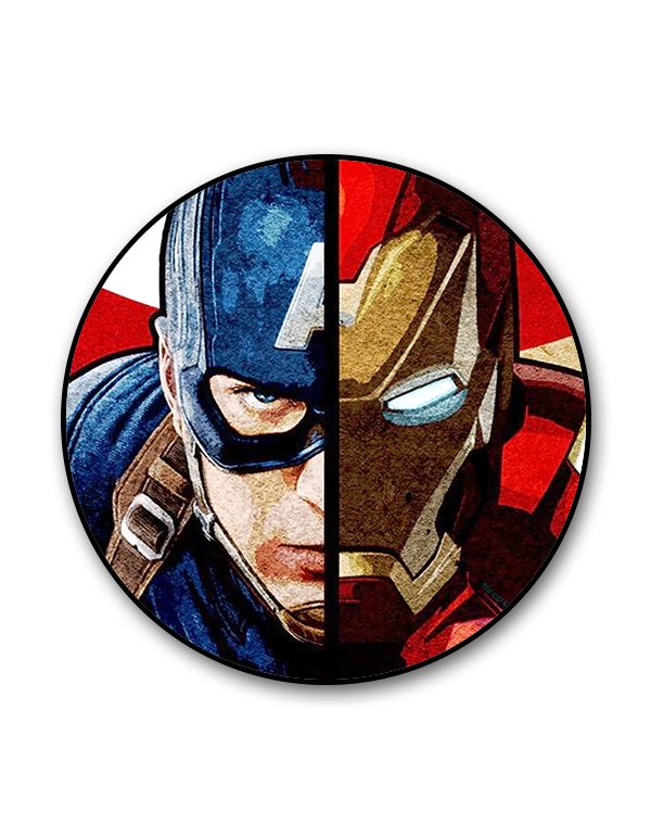 Avengers -Captain America Head shaped Cushion with LED : Amazon.in: Home &  Kitchen