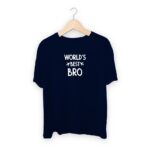 Worlds Best Bro Raksha Bandhan Design T-shirt
