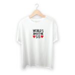 Worlds Best Sis Raksha Bandhan Design T-shirt