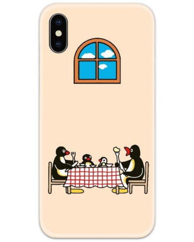 Pingu Family Dinner Slim Case Back Cover