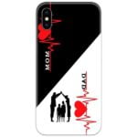 Mom Dad Family Heartbeat Slim Case Back Cover