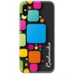 Colorful Blocks Case Cover with Your Name