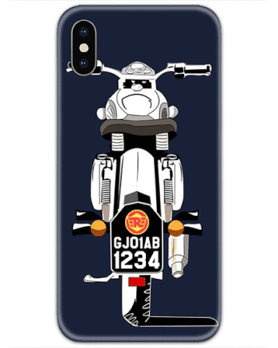 Bike Registration Number Plate Slim Case Cover with Your Number
