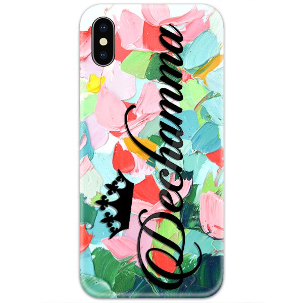 Brush Strokes Mix Color Custom 4D Name Case