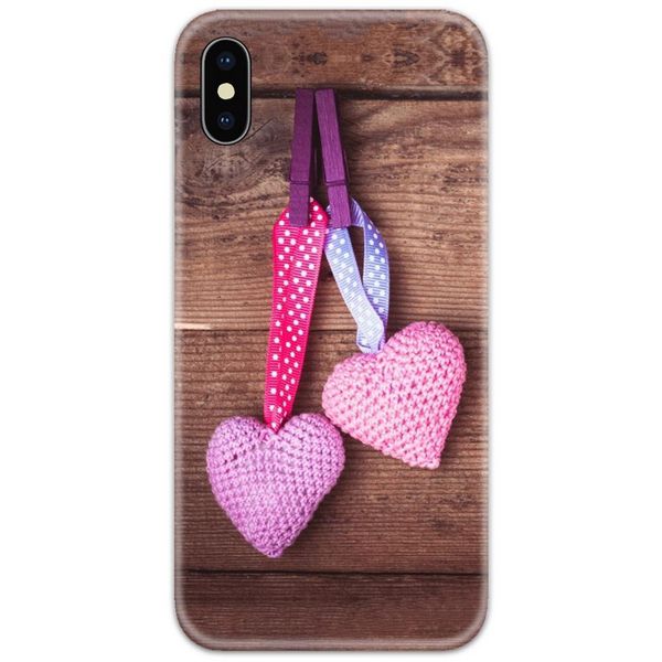 Hanging Hearts Couple Case Back Covers