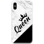 King Queen Marble Couple Case Back Covers