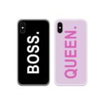 Boss Queen Couple Case Back Covers