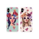 Girls Sunglasses Couple Case Back Covers