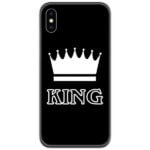 King Queen Crown Couple Case Back Covers