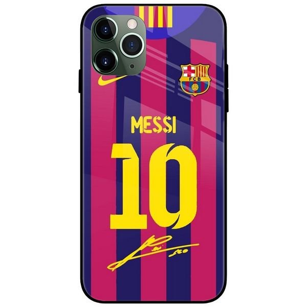 Jersey Messi 10 Glass Case Back Cover