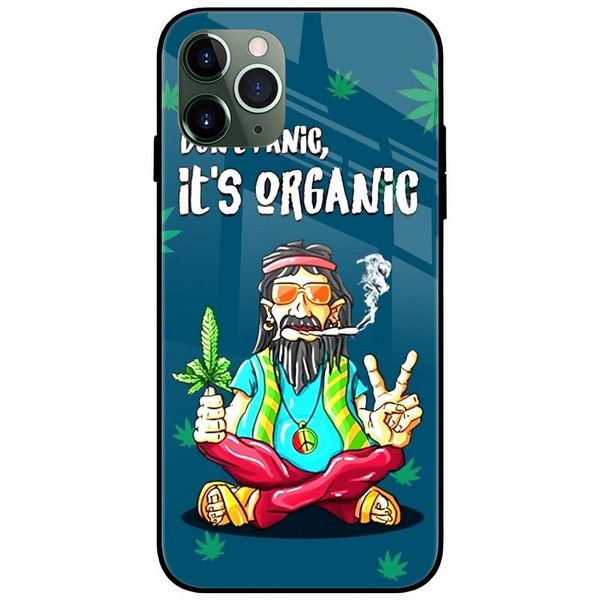 Dont Panic Its Organic Glass Case Back Cover