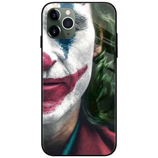 Joker Face Glass Case Back Cover