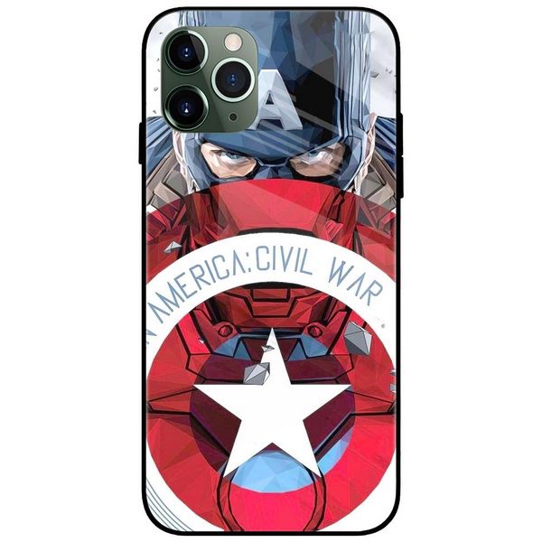 Captain America Civil War Glass Case Back Cover