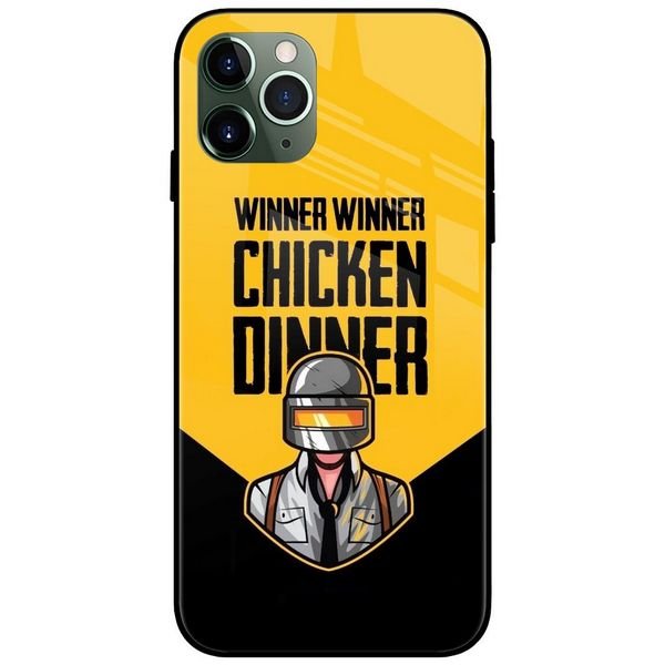 PUBG Winner Winner Glass Case Back Cover