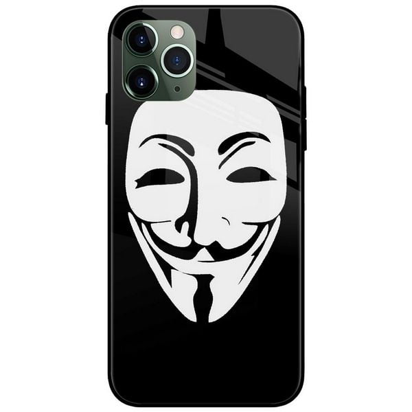 Vendetta Mask Glass Case Back Cover