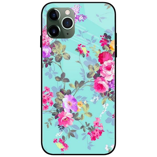 Flowers Best Background Glass Case Back Cover