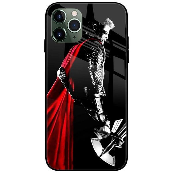 Thor with Stormbreaker Glass Case Back Cover