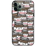 Nutella Cute Faces Glass Case Back Cover