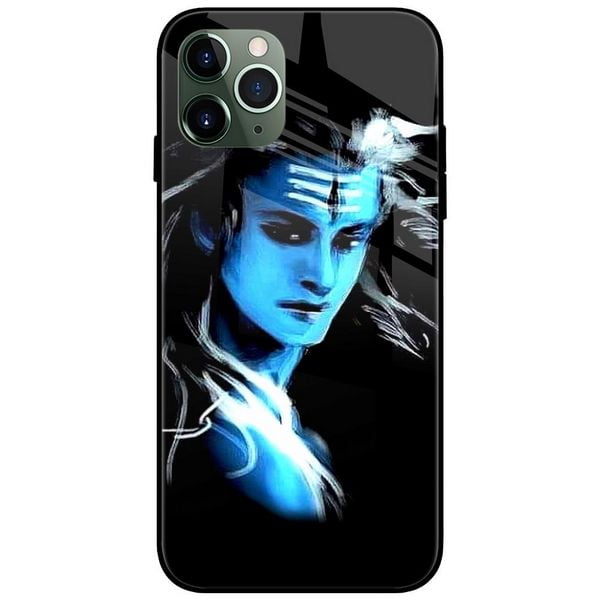 Shiva Blue Glass Case Back Cover