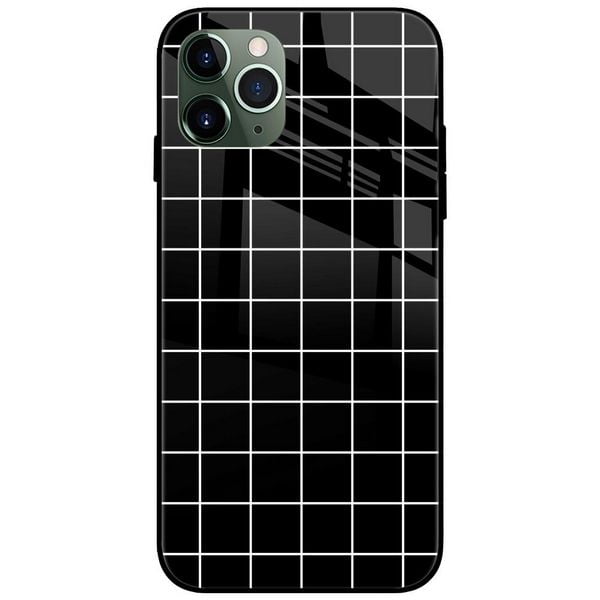 Graph on Black Glass Case Back Cover