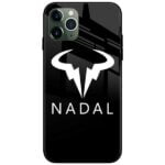 Rafel Nadal Glass Case Back Cover