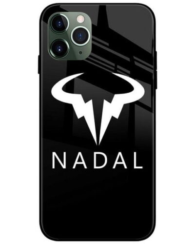 Rafel Nadal Glass Case Back Cover