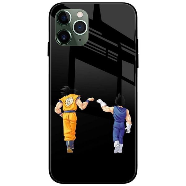 MR-GS-SS2140.jpg Goku and Vegeta fist bump Glass Case Back Cover