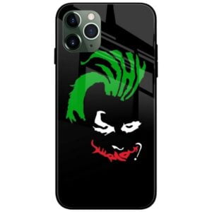 Why So Serious Text Face Glass Case Back Cover