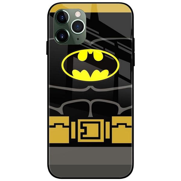 Batman Suit Abstract Glass Case Back Cover