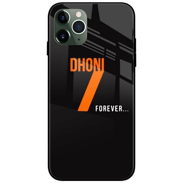 Dhoni 7 Forever Glass Case Back Cover