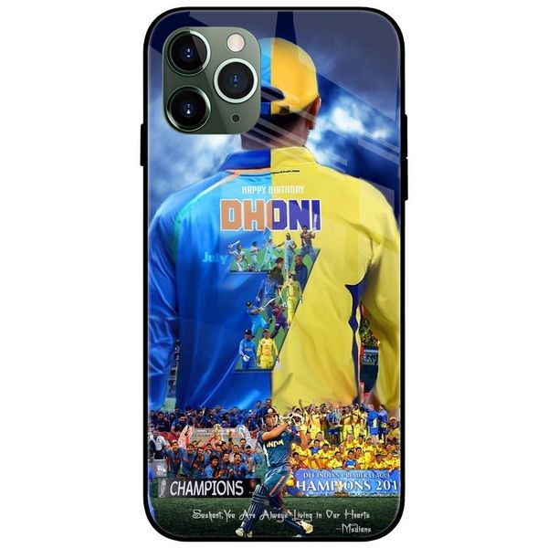 MR-GS-SS2223.jpg Dhoni Half Blue Yellow Jersey Glass Case Back Cover