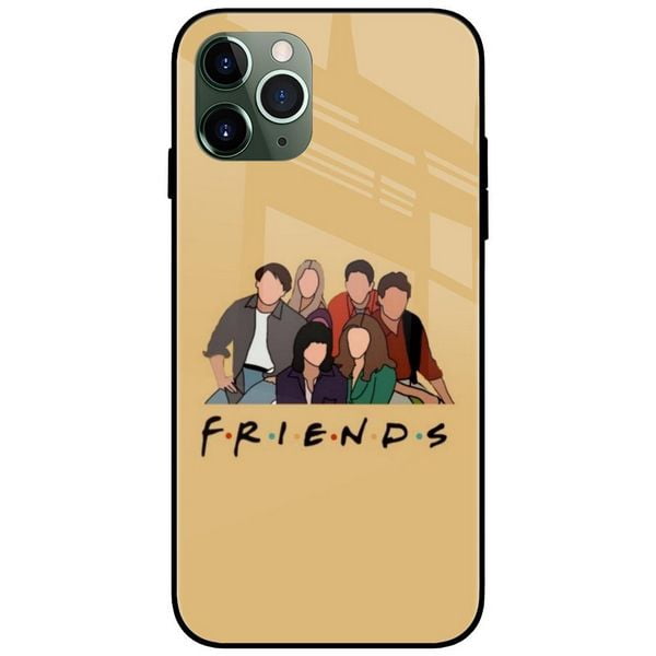 Friends Together Art Glass Case Back Cover