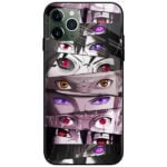 Naruto Eyes Glass Case Back Cover