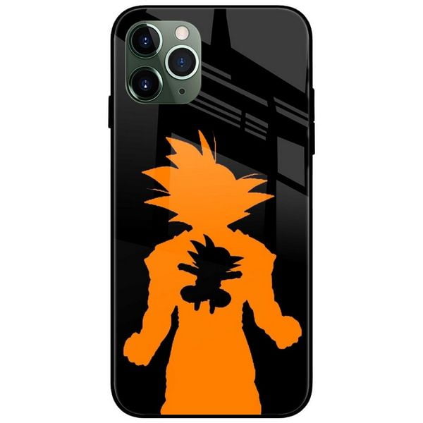 Dragon Ball Z Goku Orange Glass Case Back Cover