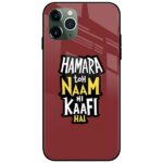 Naam Hi Kaafi Hai Glass Case Back Cover