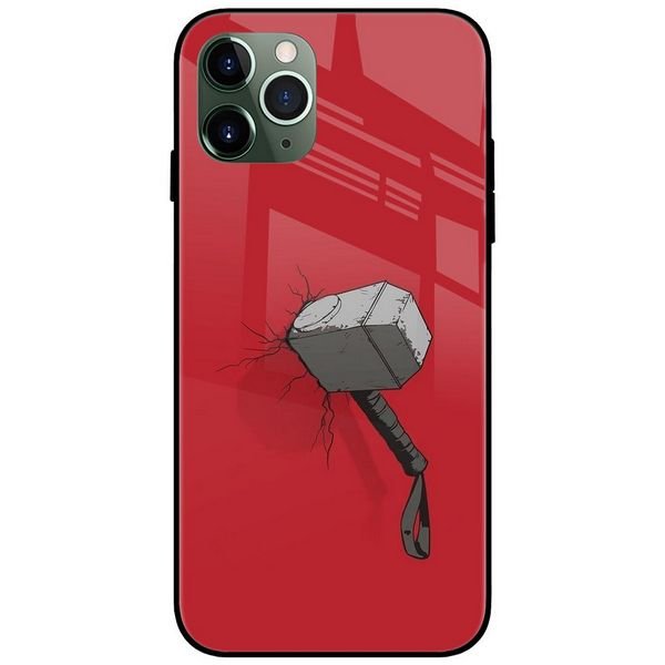 Thor Hammer Glass Case Back Cover