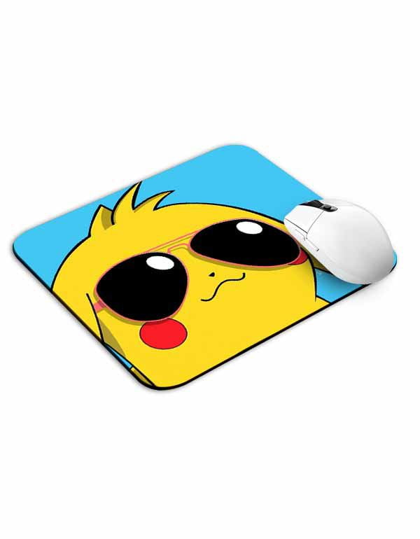 Pikachu Glasses Mouse Pad