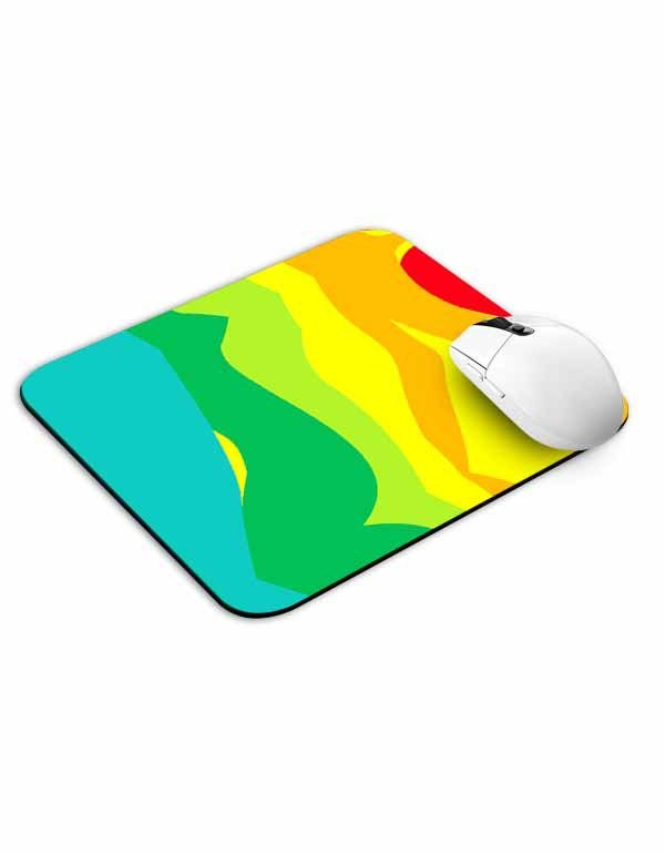 Colorful Rainbow Flow Mouse Pad