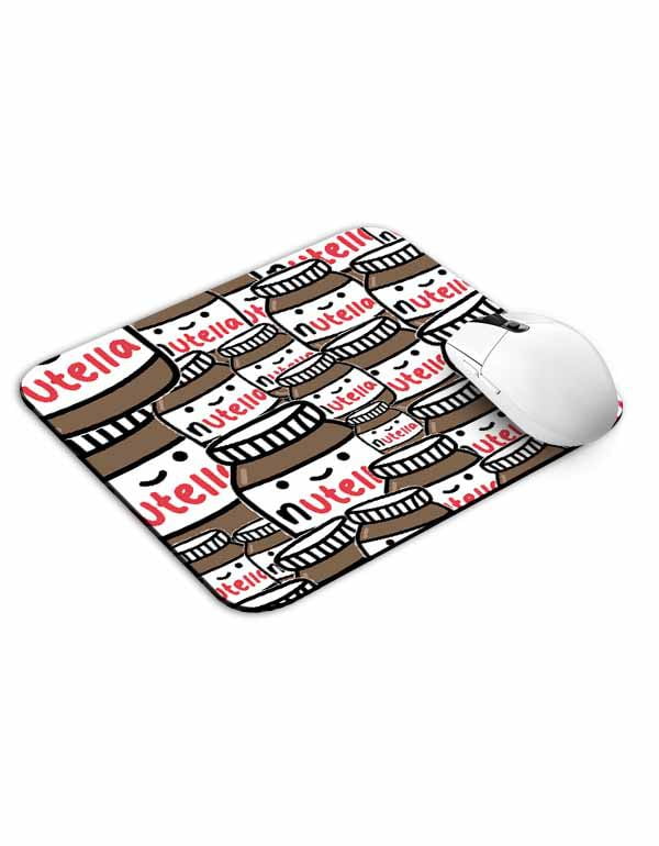 Nutella Cute Faces Mouse Pad