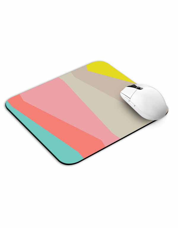 Colorful Horizontal Lines Mouse Pad