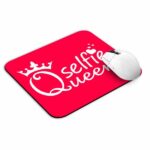 Selfie Queen Pink Mouse Pad