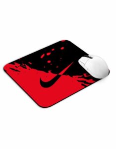 Nike Red Black Mouse Pad