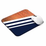Wooden Blue Mouse Pad