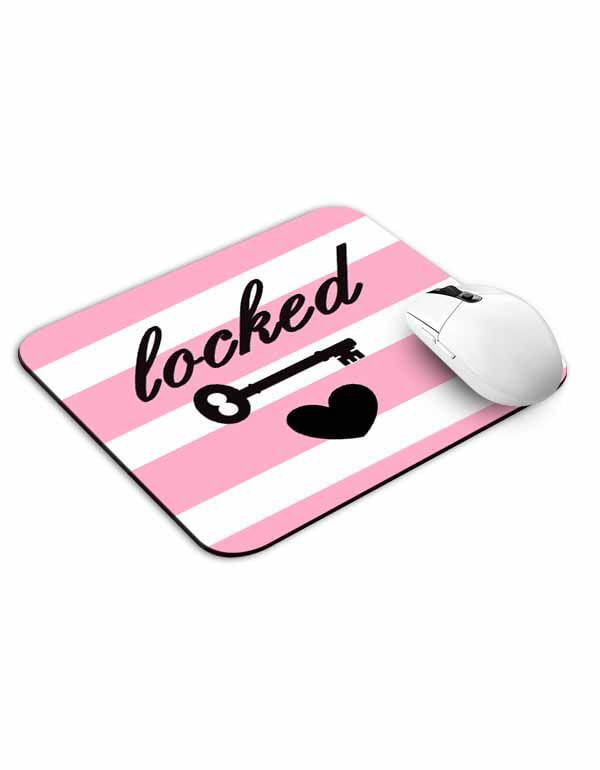 Locked in Love Mouse Pad