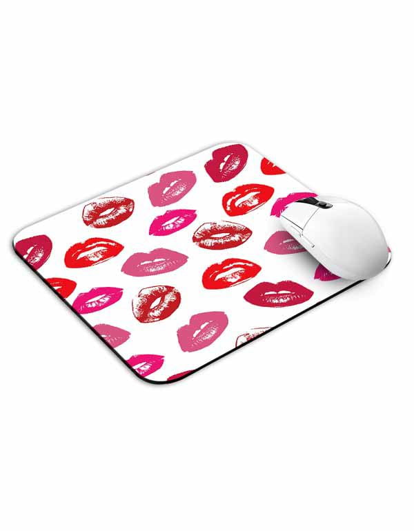Pink Lips Mouse Pad
